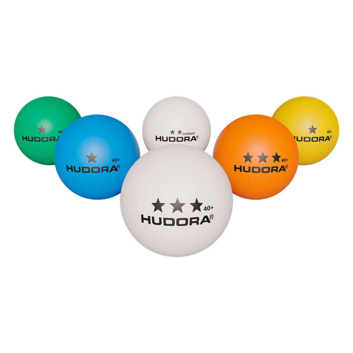 Hudora Table Tennis Balls, 20st.