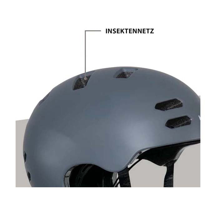 Hudora Skaterhelm Allround Graphite, velikost L (58-61cm)