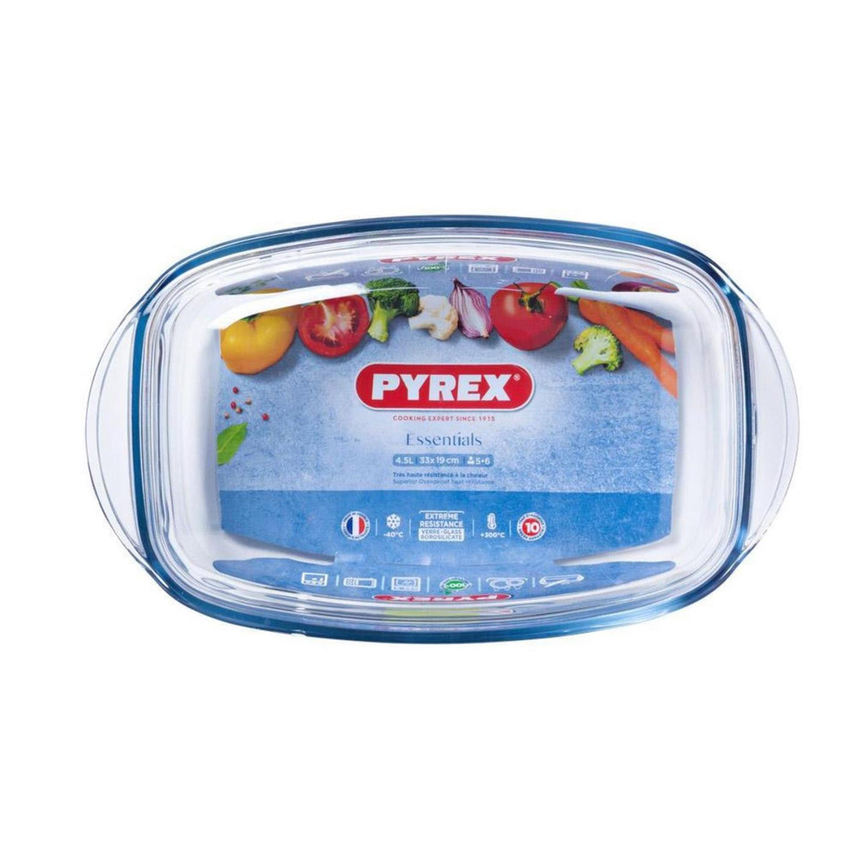Pyrex ovenschaal met deksel 33x20x143cm