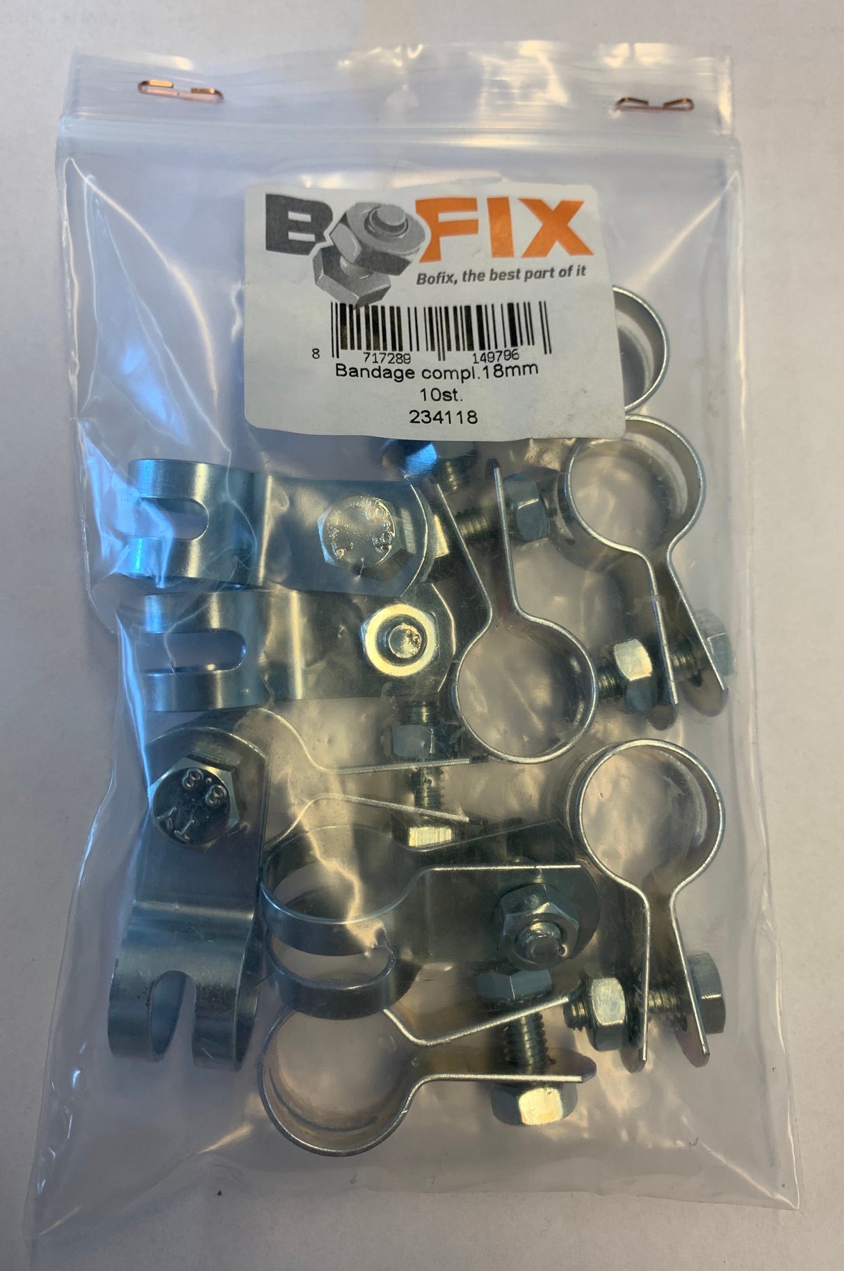 Bofix Bandage Bracket 18mm. pr. 10