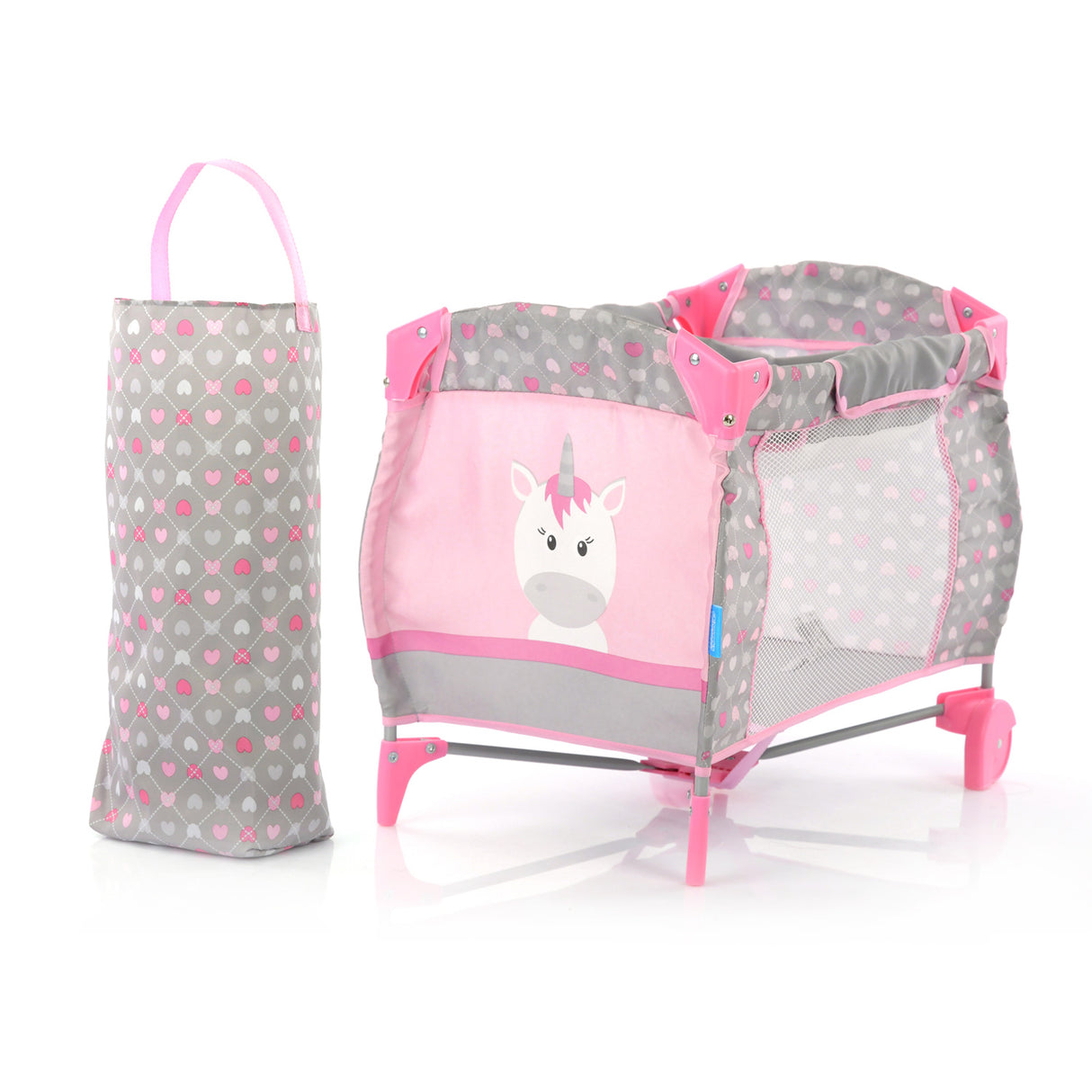 Hauck faltbares Puppenbett Einhorn