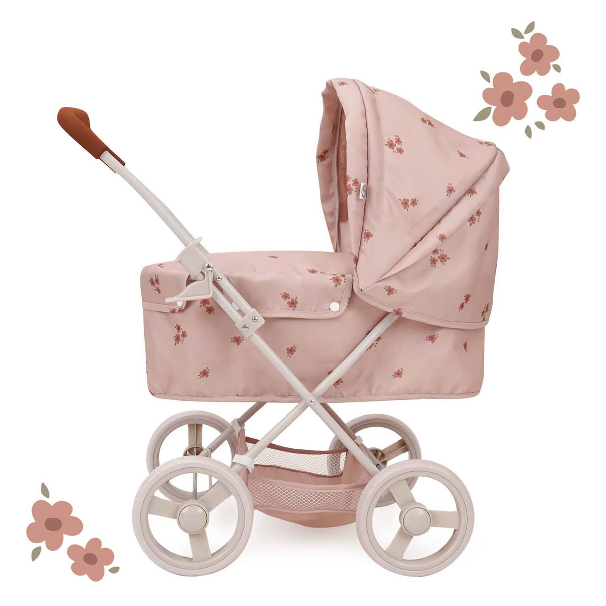Ellen doll pram ballet flora