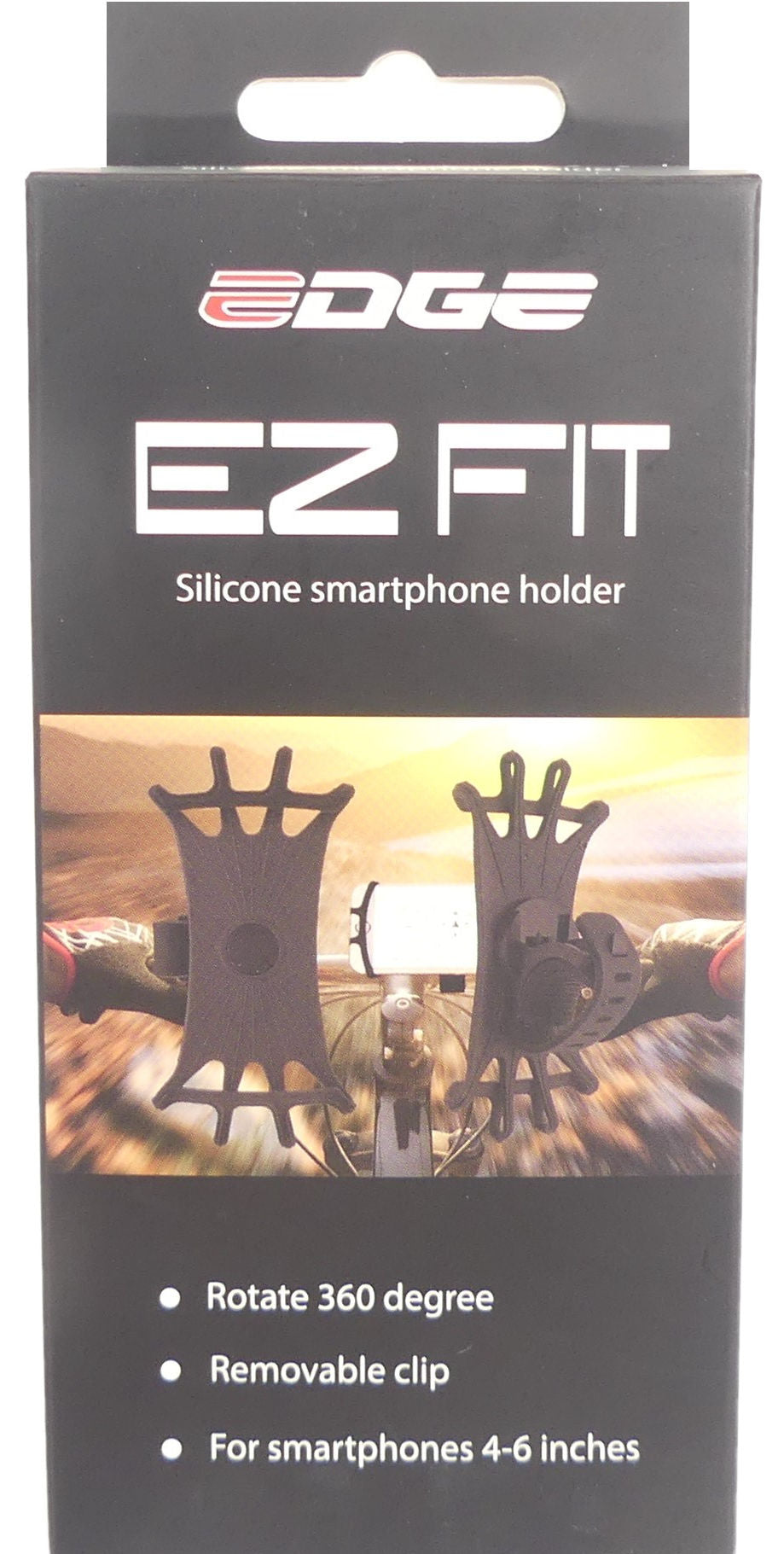 Edge Teleshor EZ EZ Fit 360 ° silikonska črna