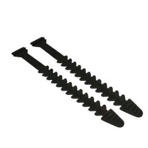 Boulots de pied junior 25 cm noirs 2 pièces