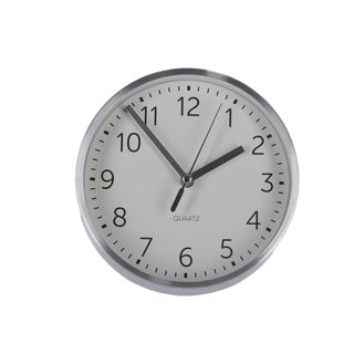 Wall clock aluminum 150 x 40 mm assorti