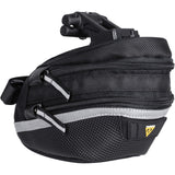 Sacca da sella topak wp ii m, nero, acqua -repellente, poliestere, adattatore, 1,25 litri, clic rapido, riflettente, 152G