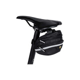 Sacca da sella topak wp ii m, nero, acqua -repellente, poliestere, adattatore, 1,25 litri, clic rapido, riflettente, 152G