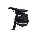 Sacca da sella topak wp ii m, nero, acqua -repellente, poliestere, adattatore, 1,25 litri, clic rapido, riflettente, 152G