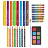 Otroci obarvajo svoj barvni kovček, 33dlg.