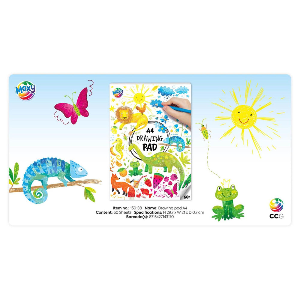 Creative craft group tekenblok a4 blanco, 60 vellen