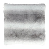 No brand cushion gray 45x45 cm rabbit fur look