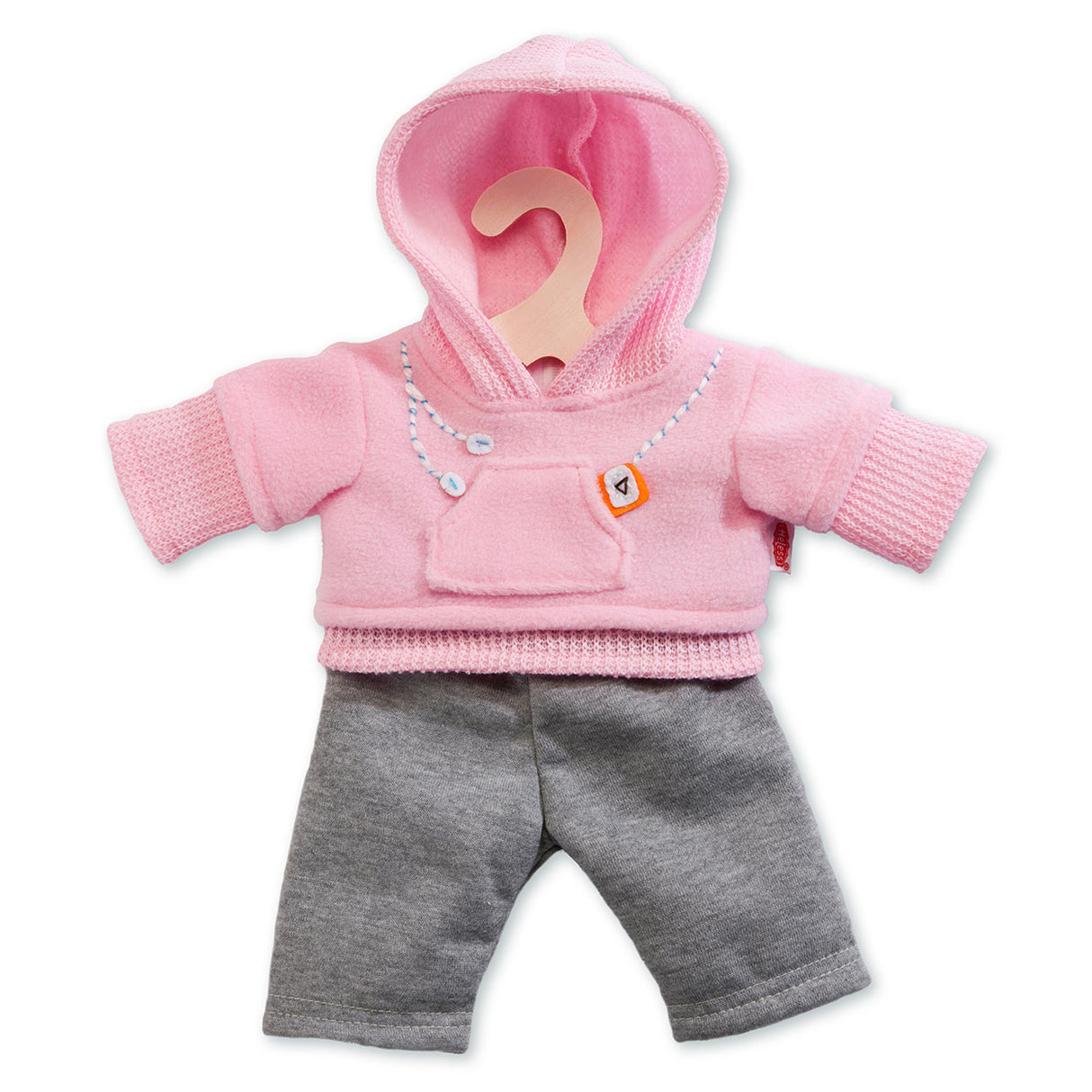 Outfit da jogging rosa delle bambole per le bambole heless, 28-33 cm