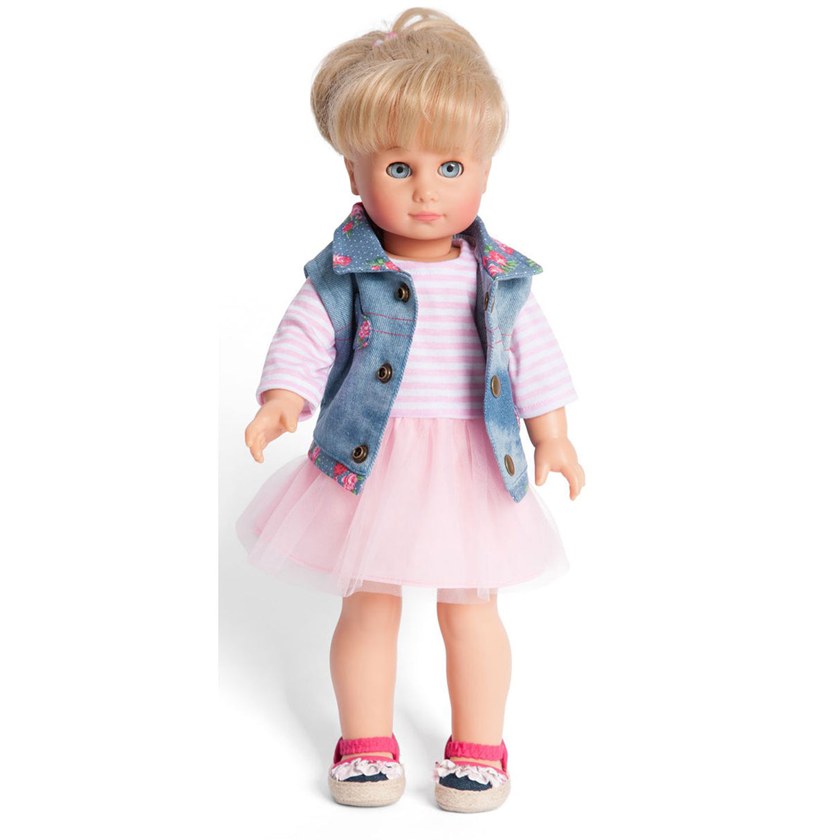 Doll dress with Giletje, 28-35 cm