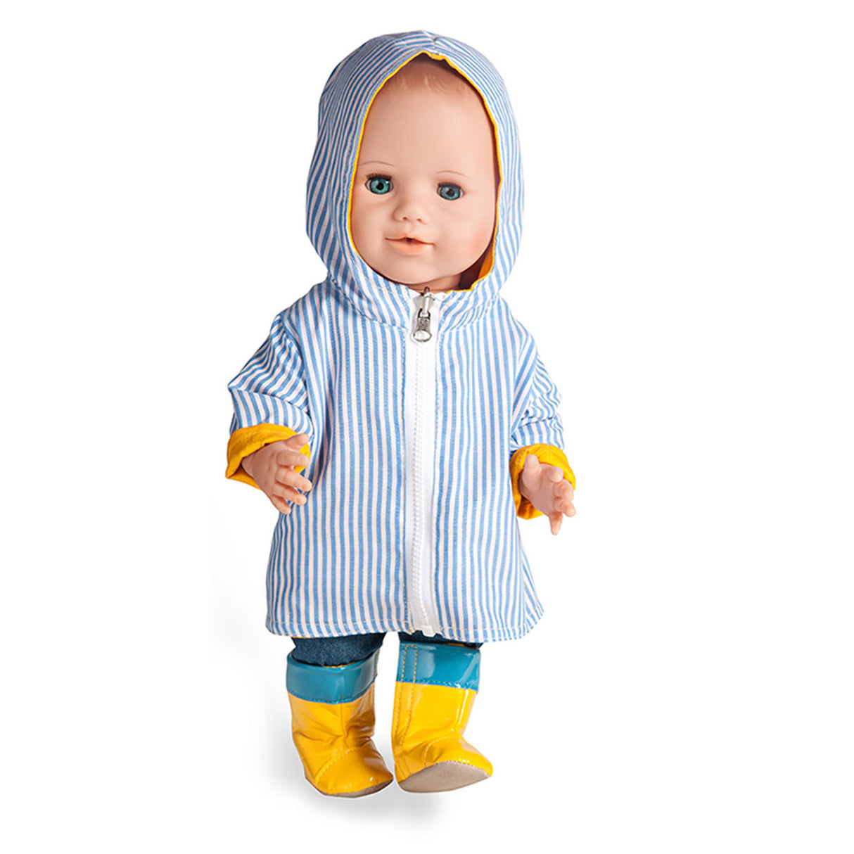 Dolls Regenmantel doppelseitig, 35-45 cm