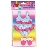 Dolls Bikini med flamingo-hjemmesko, 35-45 cm