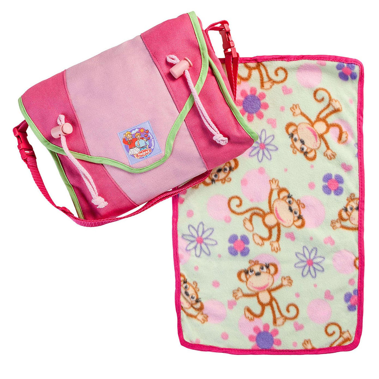 Sac de soins des poupées Heless avec accessoires