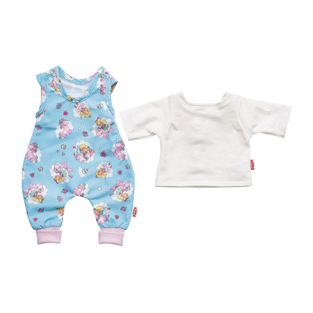 Dollromper unicorn, 35-45 cm