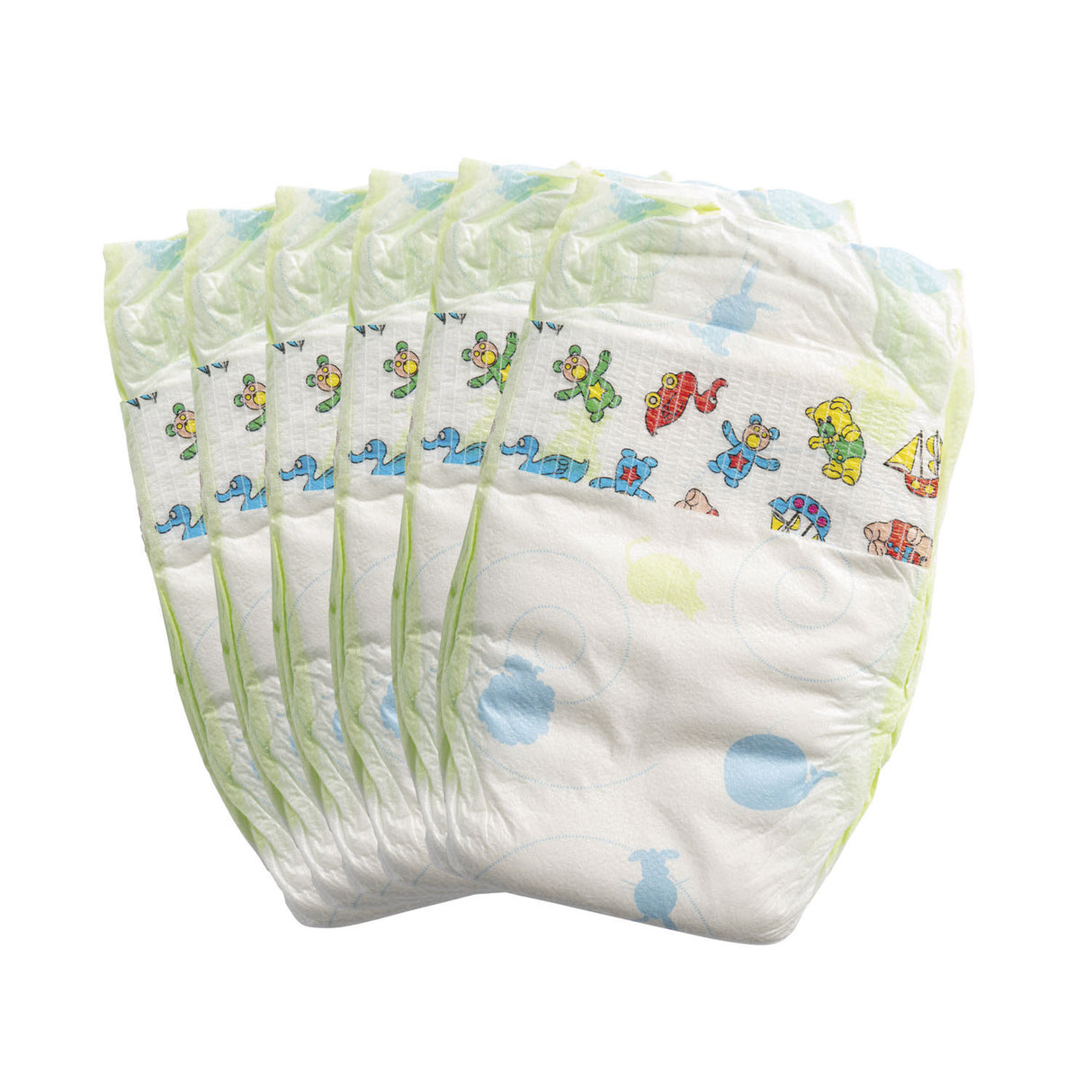 Fraldas de boneca heless 6 peças, 35-50 cm