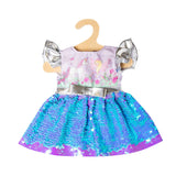 Heless Doll Dress Fee and Unicorn with sequins and Kroon, 28-35 cm
