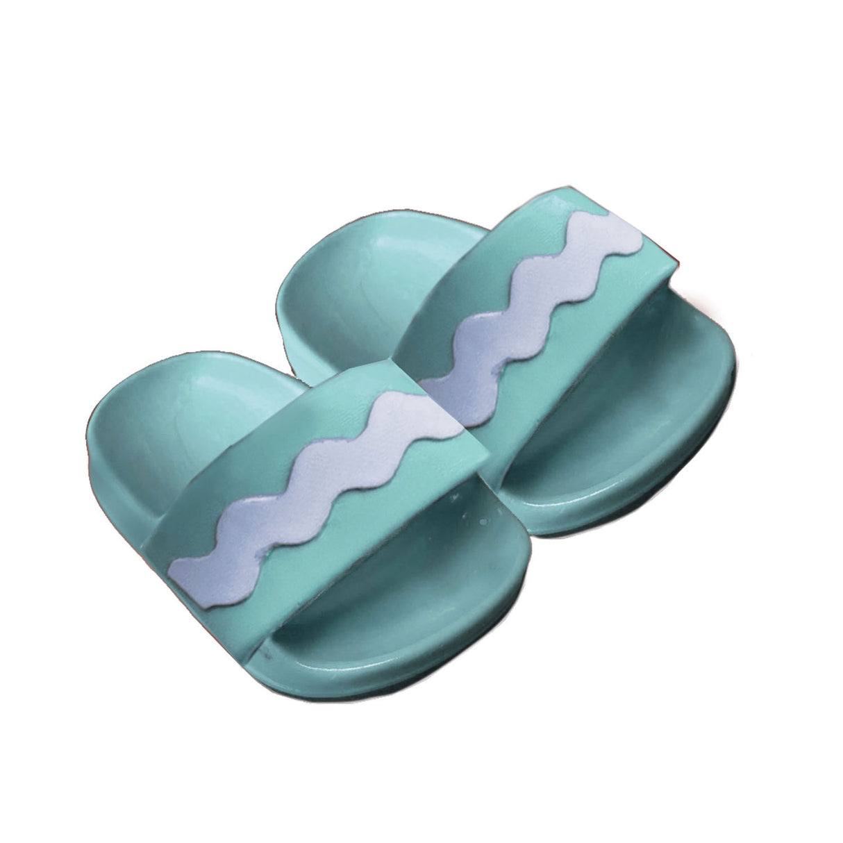 Heless Dolls Bath pantofle máta, 35-45 cm