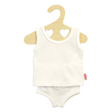 Muñeca calzoncillos y camisa blanca, 20-25 cm