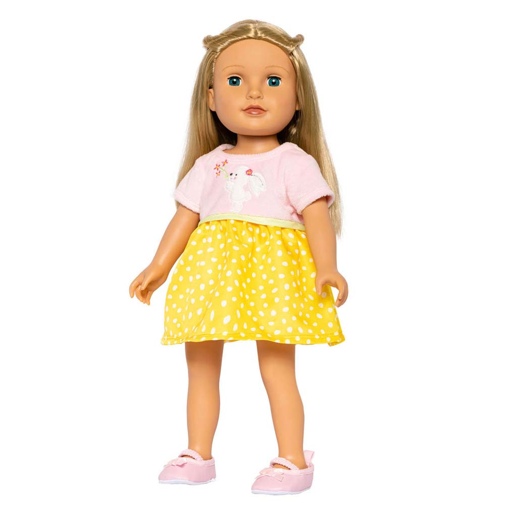 Robe de poupée Bunny Lou, 35-45 cm
