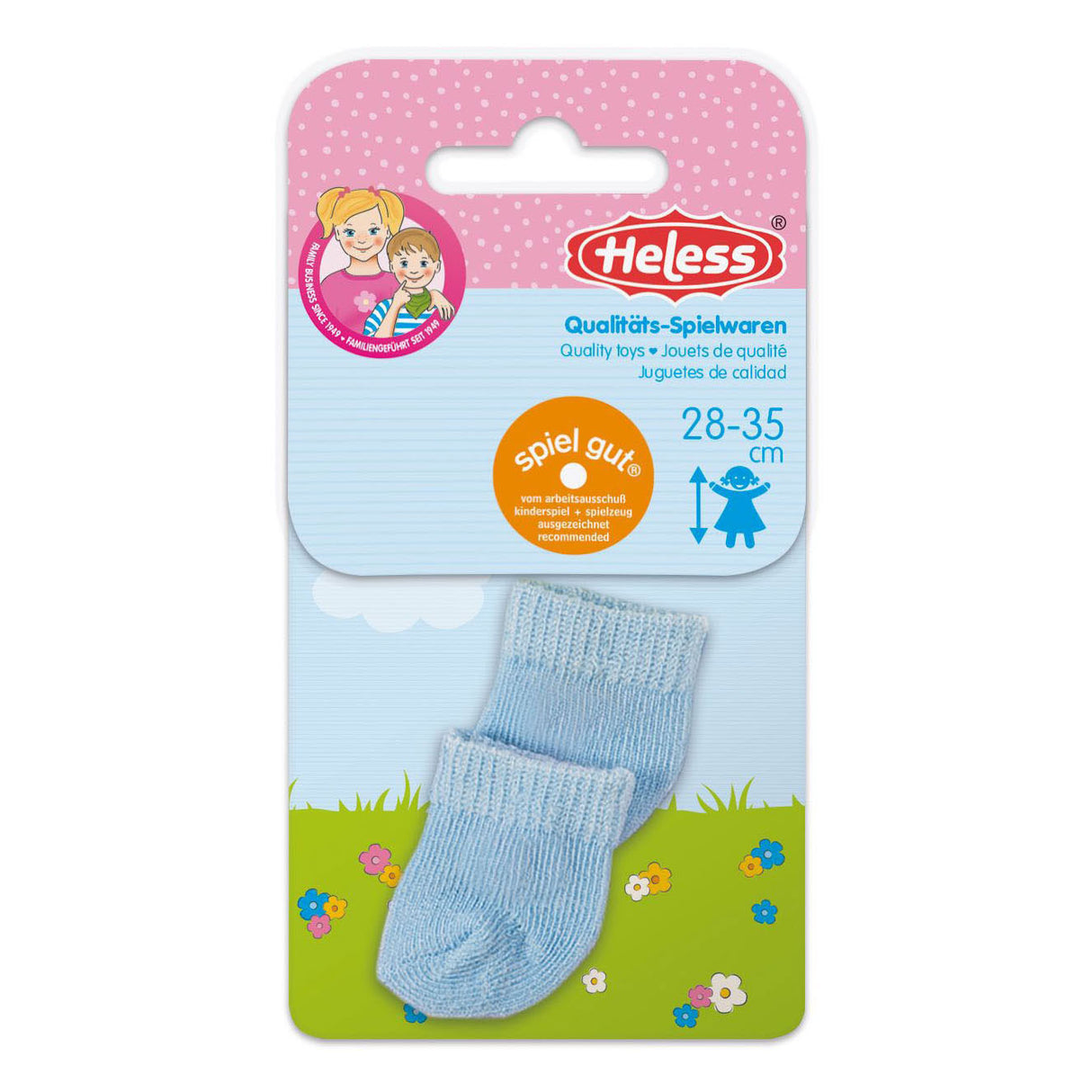 Heless Socken v Poppen. 28 35 cm