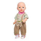 Heless Doll's Clothing Lederhosen z koszulą i szalikiem, 35-45 cm