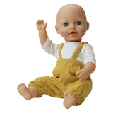 Heless Dolls Dungarees Ocher Yellow, 35-45 cm