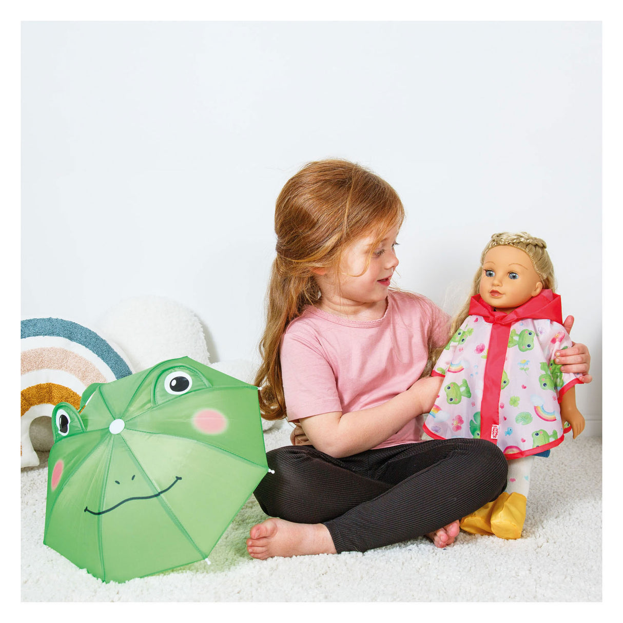 Heless doll umbrella frog carlo - 32x16cm