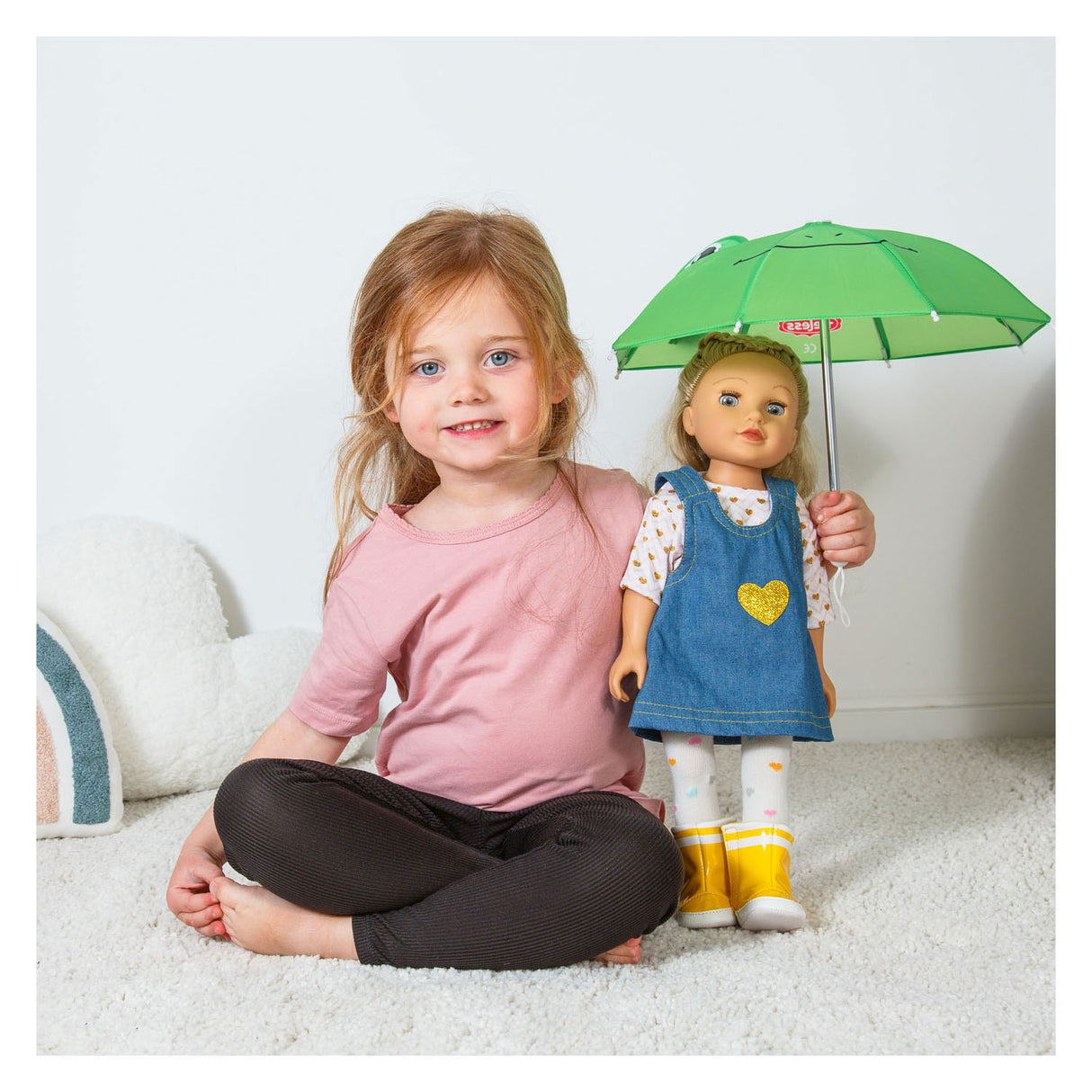 Heless doll umbrella frog carlo - 32x16cm