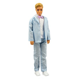 Heless lichtblauwe smoking voor modepoppen - 29cm