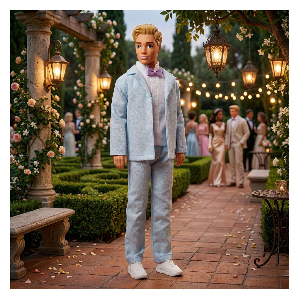 Heless Light Blue Tuxedo for Fashion Dolls - 29cm