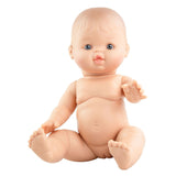 Heless Girls' Baby Doll with Knitted Romper - 34cm