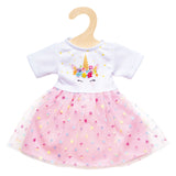 Heless meisjes babypop met eenhoornjurk hannah - 34cm