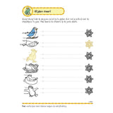 Delta Deltas Eastering Book with Stickers - First Writing Games (5-6 anni)