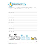 DelTas Übung Buch mat Sticker - léif Schreiwen Übungen (6-7 Joer)