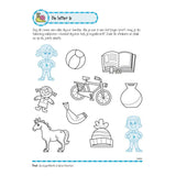 Deltas Exercise Book with stickers - Nice reading exercises (6-7 years)
