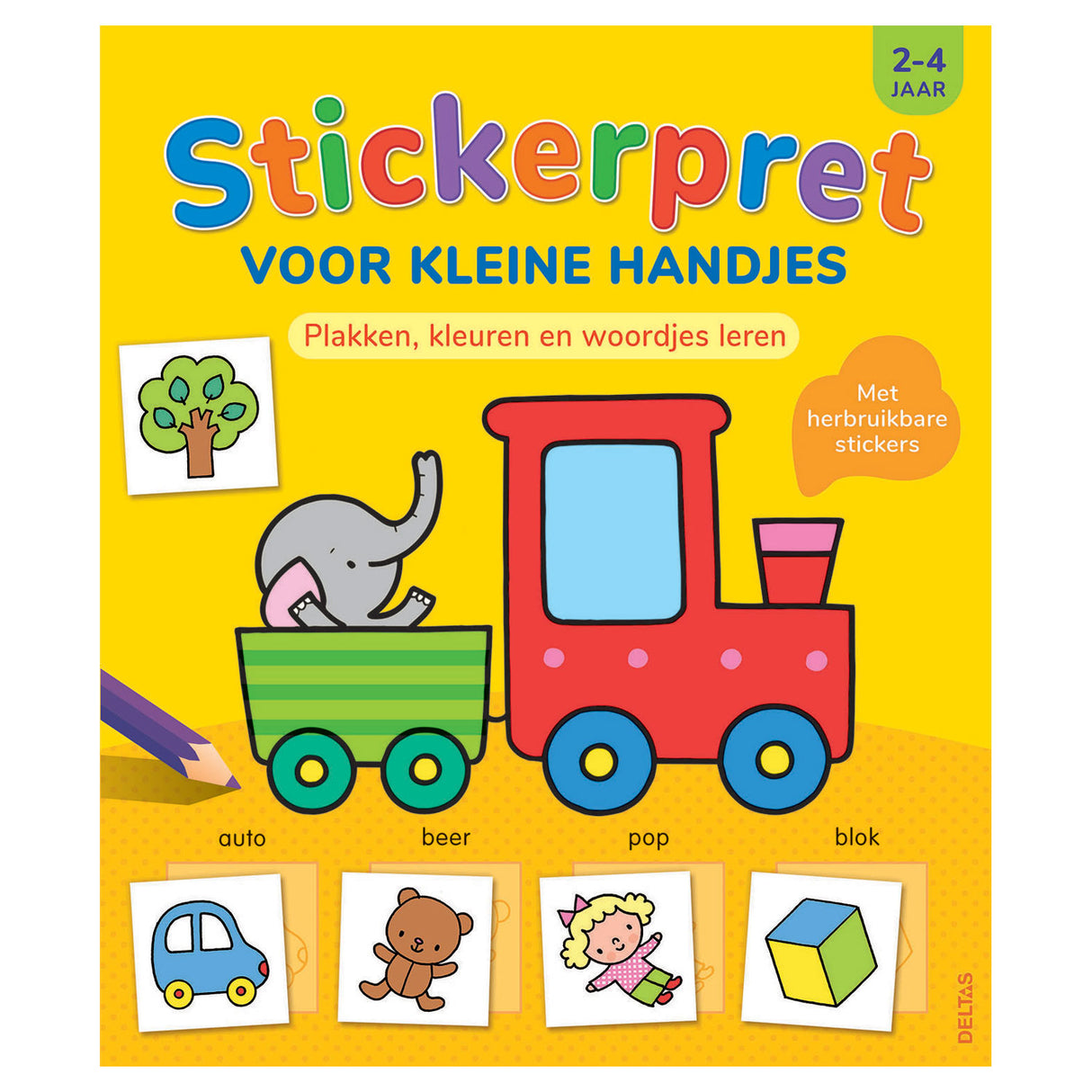 Deltas Sticker Fun For Small Hands, 2-4 Years