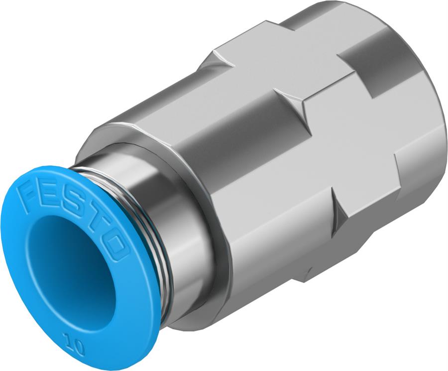 Festo push-in fitting QSF-1/4-10-B