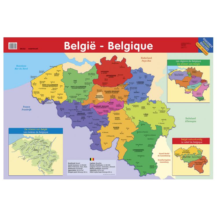 Deltas Educational Poster - Belgium