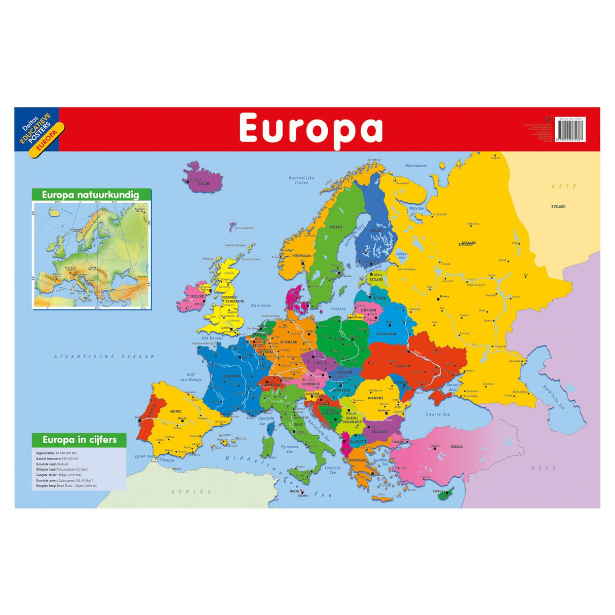 Deltas pedagogisk plakat - Europa