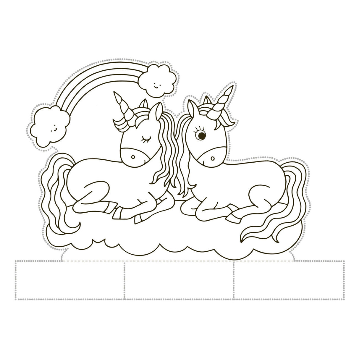 Deltas super prikblok i love unicorns