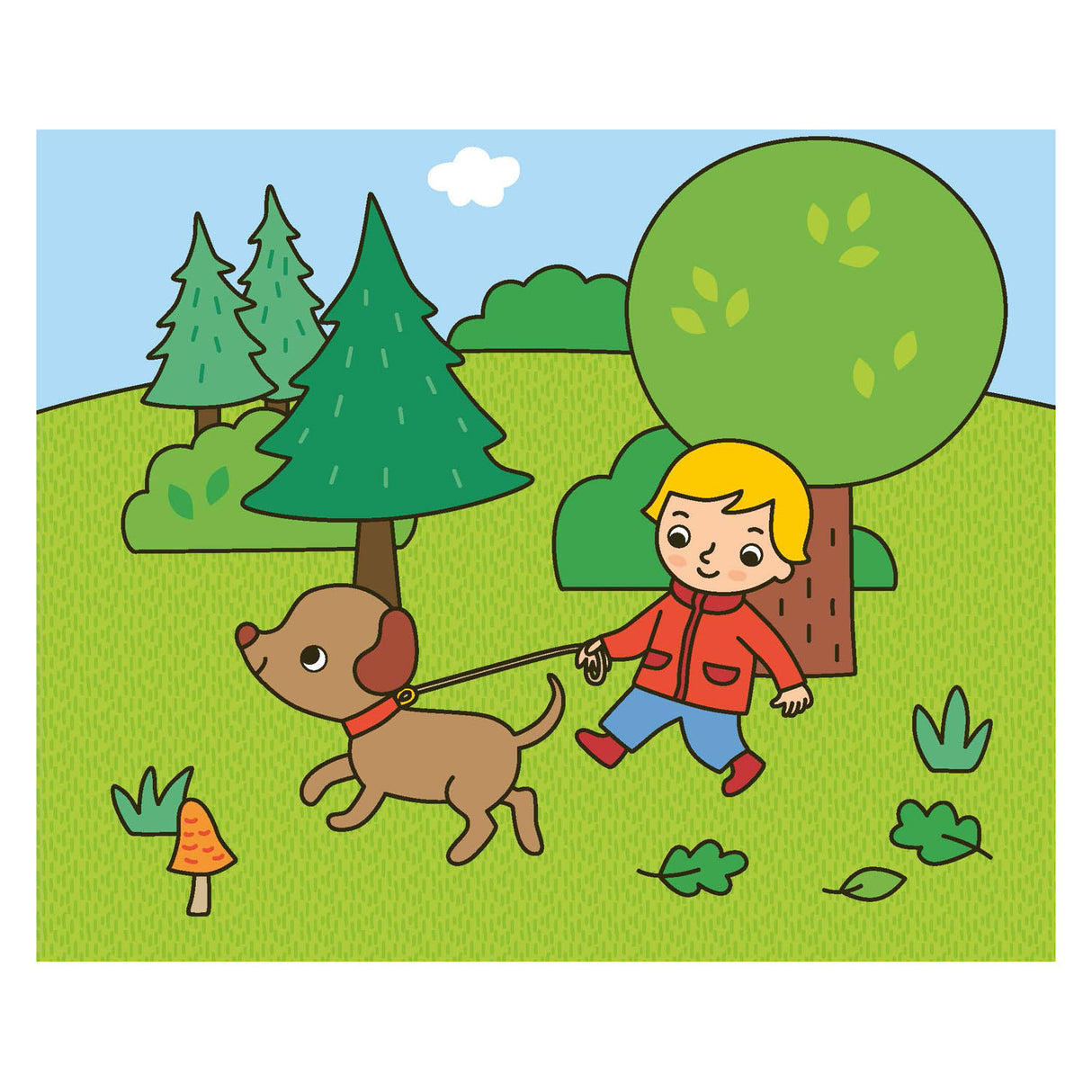 Deltas happy coloring - happy animals