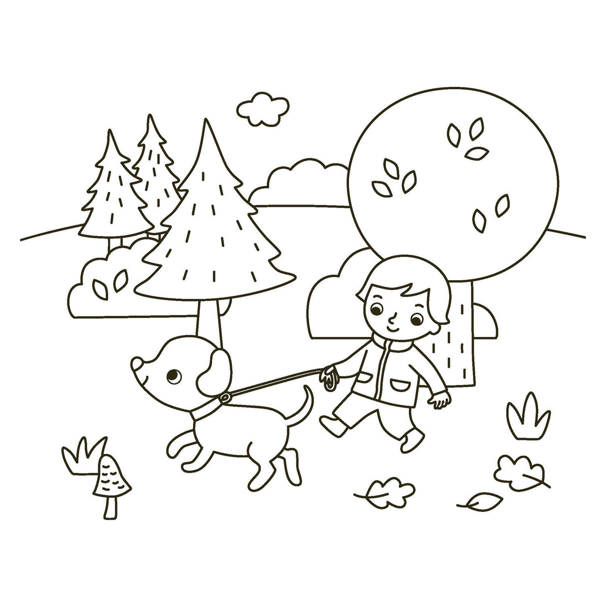 Deltas happy coloring - happy animals