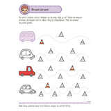 Deltas s'entraînent en s'amusant avec des autocollants groupe 1 - écrire, lire, compter (4-5 ans)