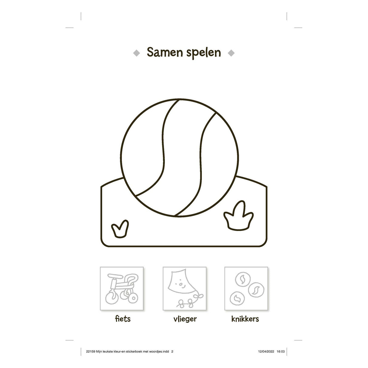 Delta sticker fun sticking, coloring and learning first words (3-5 years)