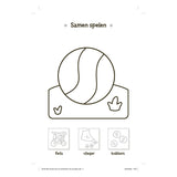 Delta sticker fun sticking, coloring and learning first words (3-5 years)