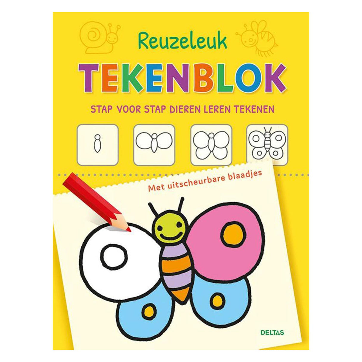 Deltas odličen risalni blok, naučite se risati živali korak za korakom