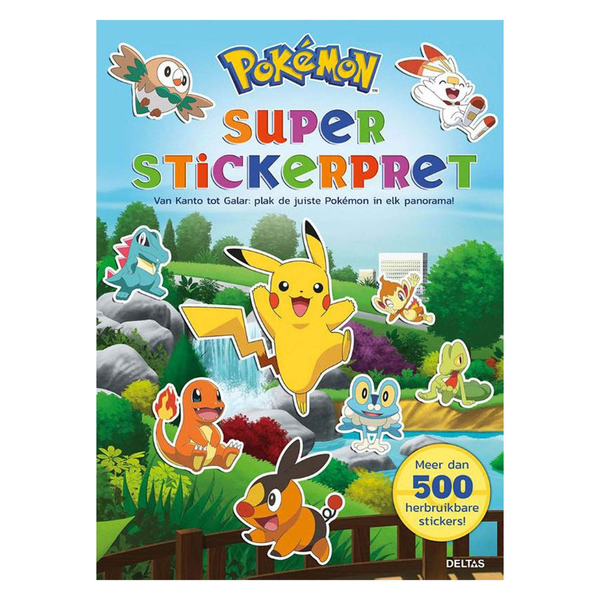 Pokemon super nalepka zabava
